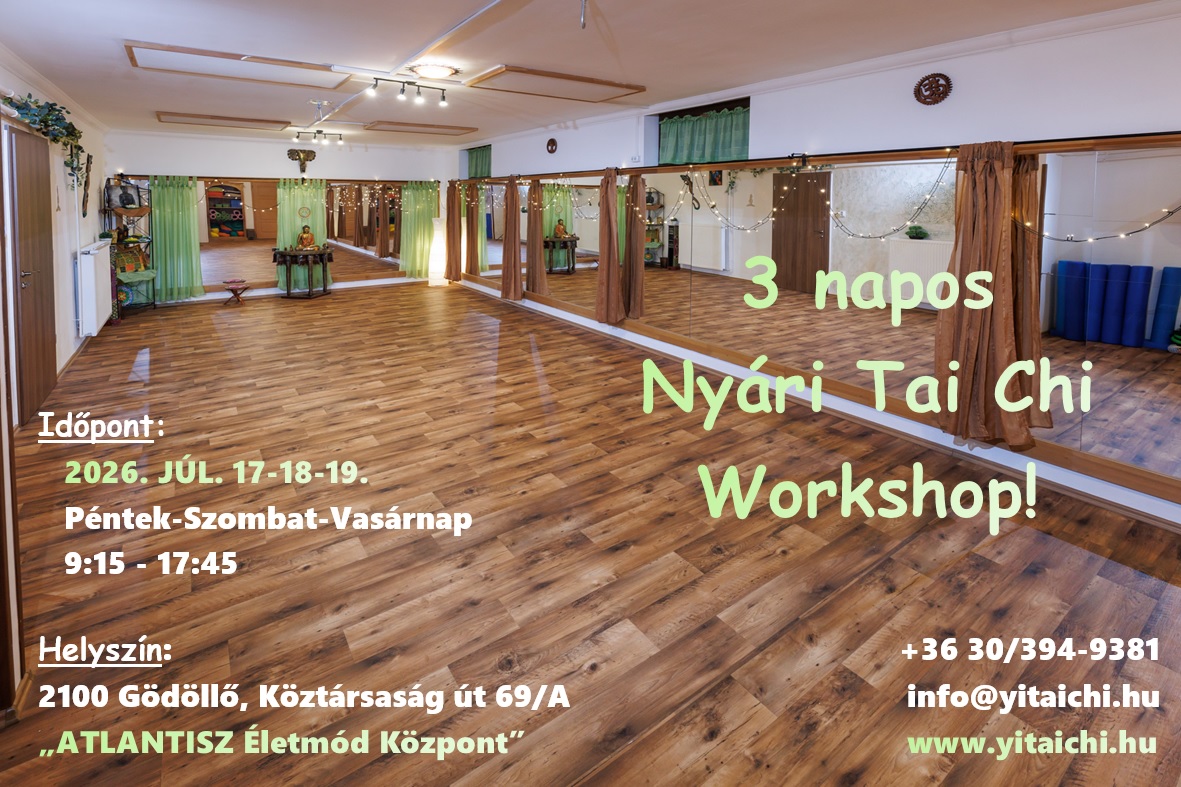 Tai Chi nyári edzőtábor workshop 2025